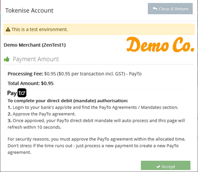 PayTo step 2
